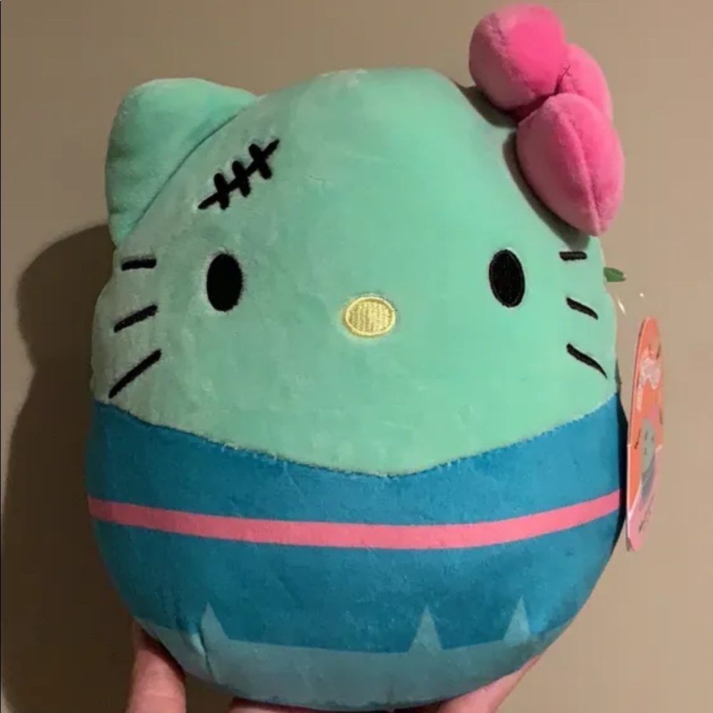zombie hello kitty halloween squishmallow 8”